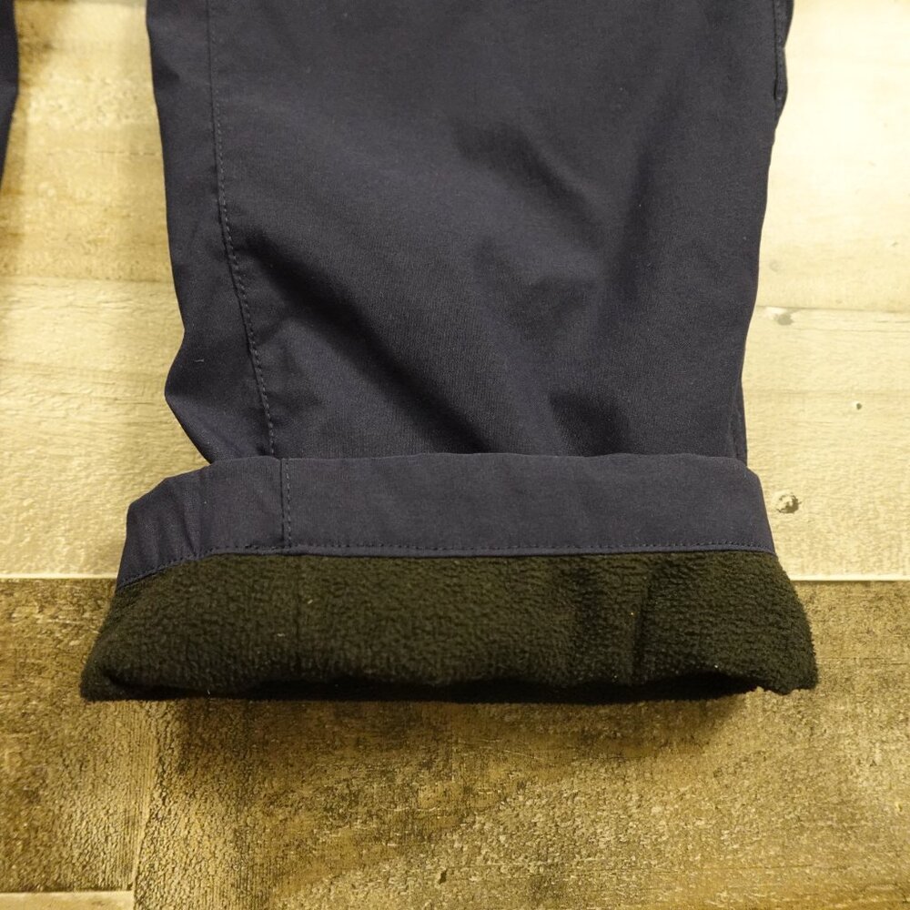Eddie Bauer Fleece-Lined Tech Pants Men’s 32x30 Navy Winter Outdoor - Picture 4 of 14